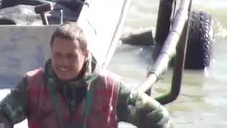 Задержание браконьеров в Таганрогском заливе