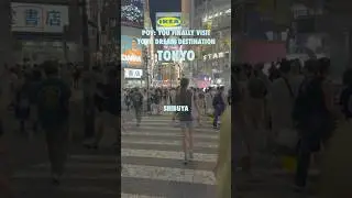 🇯🇵 Shibuya Crossing, Tokyo, Japan #shorts #travel #dream #drift