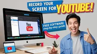 How to Record Your Screen for YouTube Videos | Free Screen Recording Software Step-by-Step Guide.