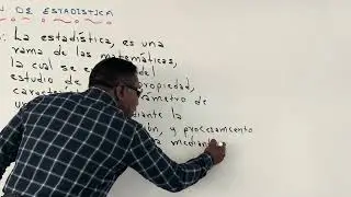 DEFINICIÓN DE ESTADÍSTICA