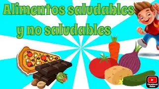 alimentos saludables🍉🍎🌽 y no saludable 🍟🍕🍔