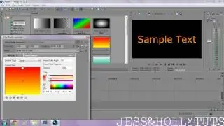 Adding a Gradient to Vegas Text