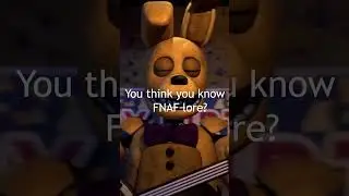 Do you think you know fnaf lore? | Hidden In The Sand #shorts