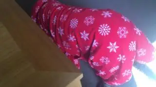 Holly wearing pj's