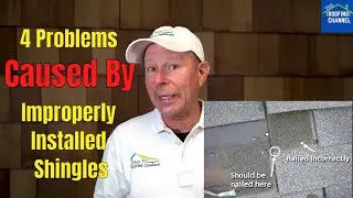 4 Problems Caused By Improperly Installed Shingles