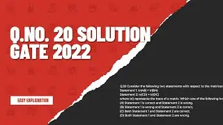 GATE CS 2022 Question 20 Solution