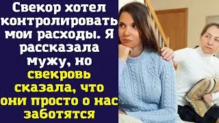 Свекор хотел контролировать мои расходы. Я рассказала мужу, но свекровь сказала, что они...