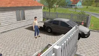 пытаюсь уехать на машине в скул бой