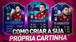 Como CRIAR sua CARTINHA do FIFA! (VÁRIAS VERSÕES)