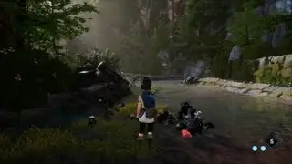 Kena: Bridge of Spirits_Forge Bridge Cursed Chest near waterfall