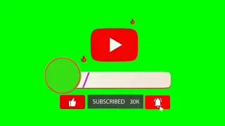 subscribe green screen aesthetic||Green screen subscribe button