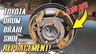 Toyota Drum Brake Shoe replacement guide | Hilux / Vigo