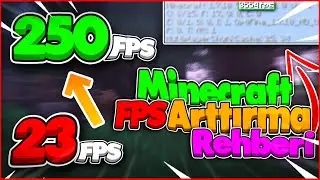 MINECRAFT DETAYLI *FPS* ARTTIRMA REHBERİ ! Nasıl fps arttırılır ? Minecraft fps yükseltme !