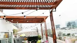 Techo sol y sombra madera