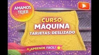 Tejido a máquina: Cómo usar las TARJETAS DE DESLIZADO en la JUKI