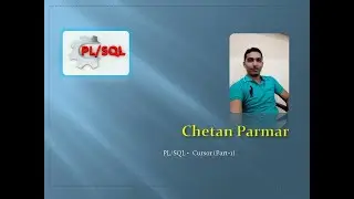 PL SQL Cursor- Part-1