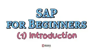 #SAP  SAP FOR BEGINNERS |(1) Introduction