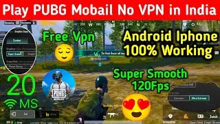 No Vpn 😍 How to Play Pubg Mobile Without Vpn from India | pubg android best vpn for india 2025 | 