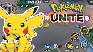 Pokémon Unite Pikachu Gameplay [Beta Test][Skills Preview]