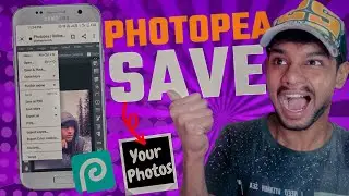 Photopea se photo Ko save kaise kare | How to seve photos in photopea