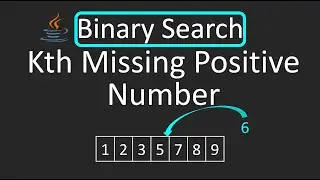 LeetCode - 1539. Kth Missing Positive Number | Binary Search | Java