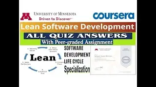 Lean Software Development | All Quiz & Assignment Answers | Coursera | University of Minnesota