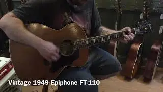 Vintage 1949 Epiphone FT-100 Acoustic Guitar