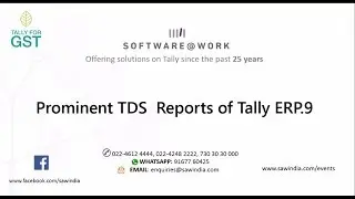 TDS Reports in Tally.ERP 9