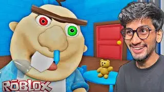 ESCAPING FROM BABY BOBY IN ROBLOX [ FIRST PERSON OBBY ]