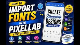 How to Import Fonts into PixelLab Step by Step