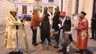 EXCLUSIVITE - LES LEOPARDS DE LA SAPE DE KIN A PARIS, BANA ALKAIDA BA KIMI (CARINE NZOLOLO)
