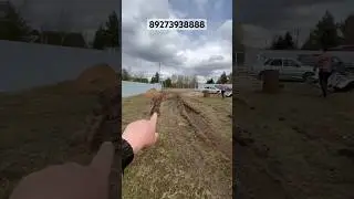 Тяжелый заезд на объект. Бурение колодца в процессе. 