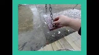 Как сделать качели своими руками, простой способ.