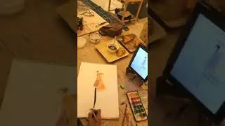 Water Colours at The Create Studio!