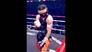 Bro continued fighting with a broken shoulder. 
