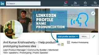 Linkedin name Pronunciation  demo