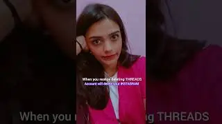 INSTAGRAM THREADS | Deleting THREADS account will delete your Instagram 😲🥲 