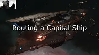 Routing a capital ship in Elite: Dangerous