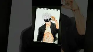 Gojo Satoru painting
