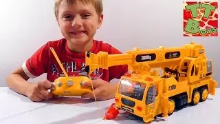 ✔ Машинки - Подъемный Кран. Игрушки для детей. Сюрпризы от Игорька. Игры для мальчиков. Crane Toys