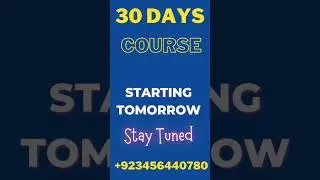 30 days free online course 