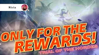 ONLY FOR THE REWARDS - TRIAL OF THE HORDES. Diablo Immortal Wizard.