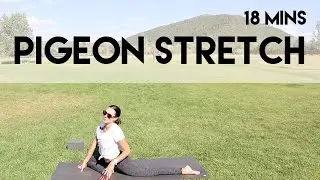 Pigeon Stretch | 18 min | Yoga with Maria