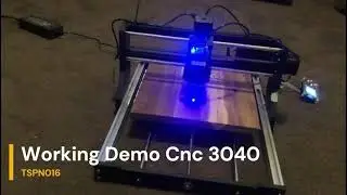 Working demo of technospean lab cnc 3040