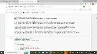 Python Integration with MySQL