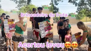 Brincadeira da fruta 🍇