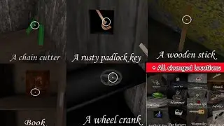 Granny v1.8 all item locations