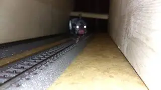 Modellzugfahrt mit Raucheffekt