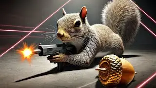 I Snuck Into a Secret Base for Acorns! - Squirrel With A Gun