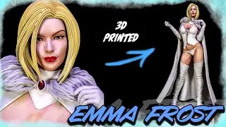 Transforming Resin into Marvel's Ice Queen: Painting a Stunning 3D Printed Emma Frost